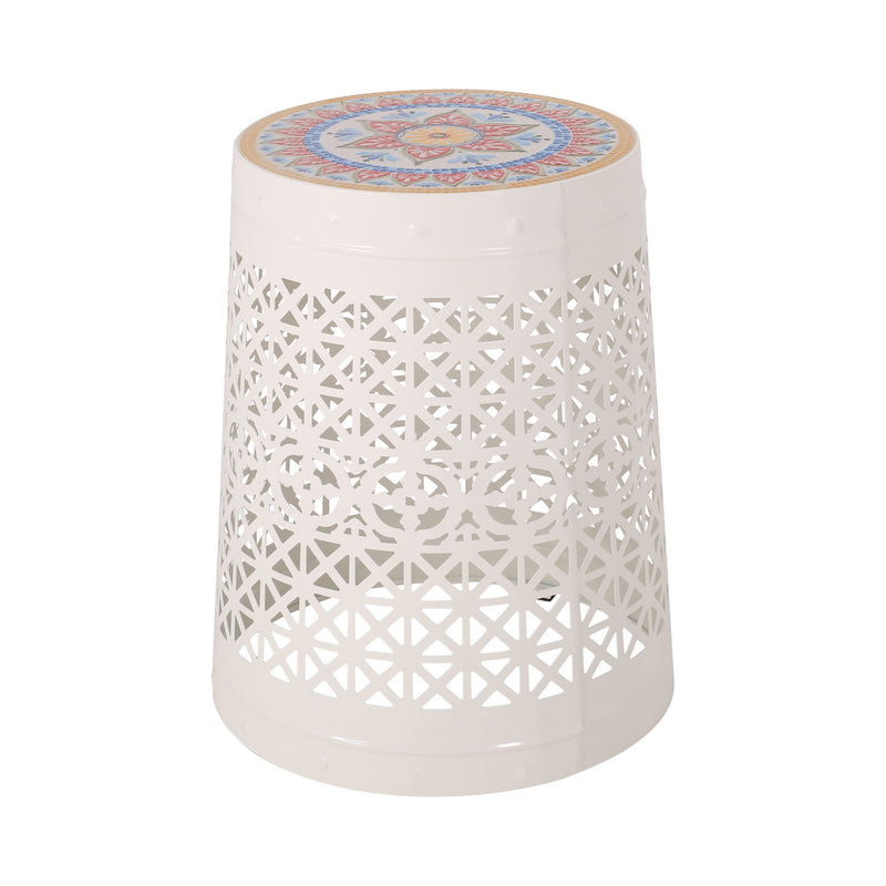 Cranbrook - Side Table With Tile Mosaic Top