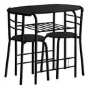 3 Pieces Dining Table Set, Small, Contemporary & Modern