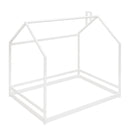 Full Size House Bed Wood Bed, White(OLD SKU:WF281436AAK)