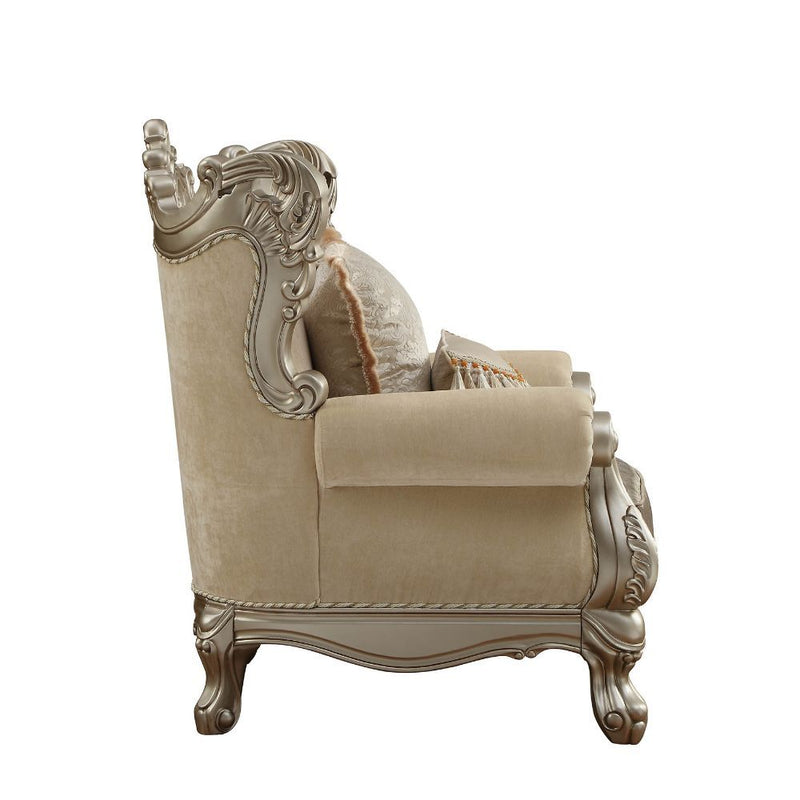 Ranita - Chair - Fabric & Champagne - Atlantic Fine Furniture Inc