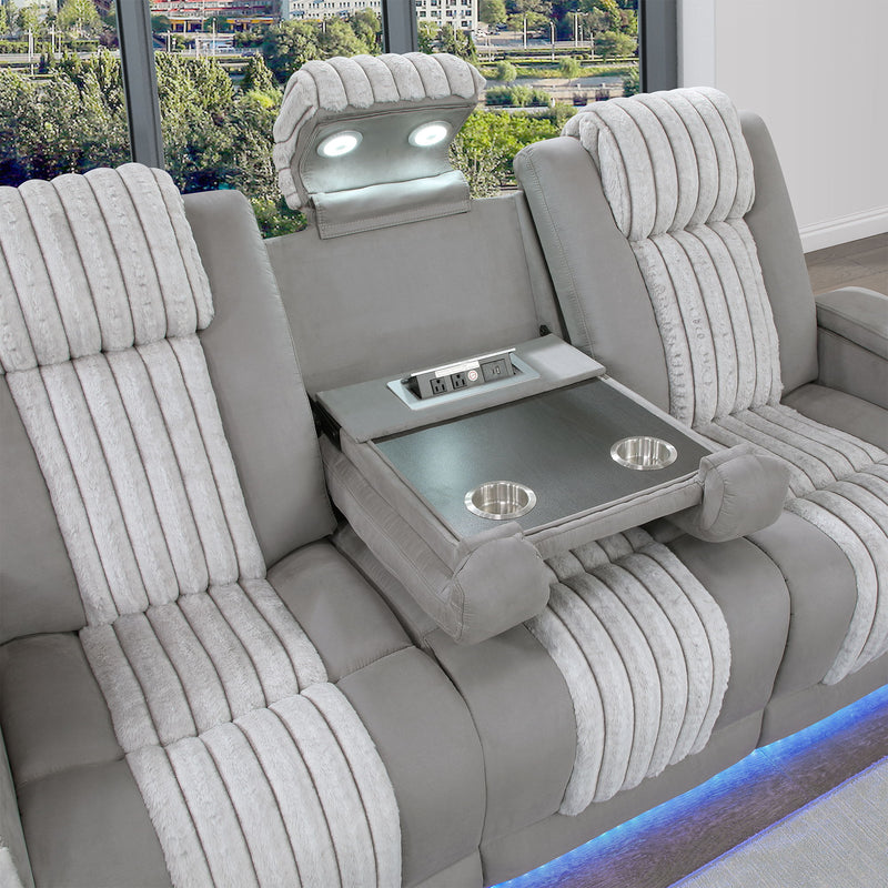Duran - Power Reclining Sofa With Power Headrest