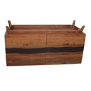 Sierra 6 Drawer Sideboard, Wood Credenza / Cabinets / Chests / Nightstands - Natural Wood / Brown