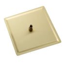 16" Square Rainfall Shower Head Fixed Wall Mount With Full Body Coverage & Self Cleaning Silicone Nozzles