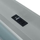 Full XL Size Platform Bed with Storage LED Headboard, Charging Station, Twin Size Trundle and 2 Drawers, Gray