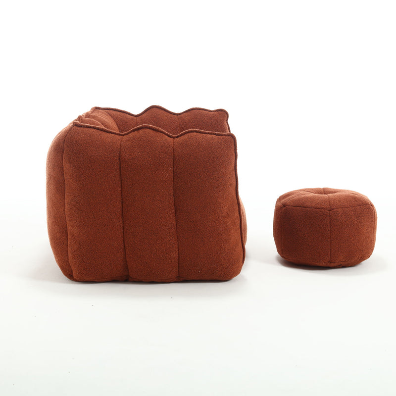 Soft Bean Bag Chair With High Resilient Foam (Chips)