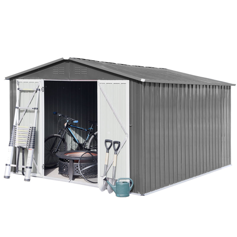 G10Ftx12Ft arden Sheds Outdoor Storage Sheds - Gray