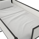 Axel - Twin Loft Bed With Desk & Shelves - Black