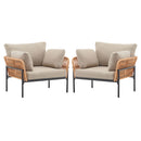 Rope Lounge Chair With Cushions For Modern Spaces