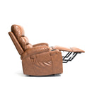 Large Size Electric Power Lift Recliner Chair Sofa With 8 Point Vibration Massage And Lumbar Heat