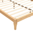 Solid Dry Bamboo Platform Bed Frame, With Slat Support