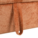 Modular L-Shaped Sectional Sofa Bed With Pull-Out Sleeper, Cup Holders, And Storage