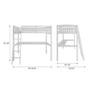 Everest - High Loft Bed With Desk And Storage