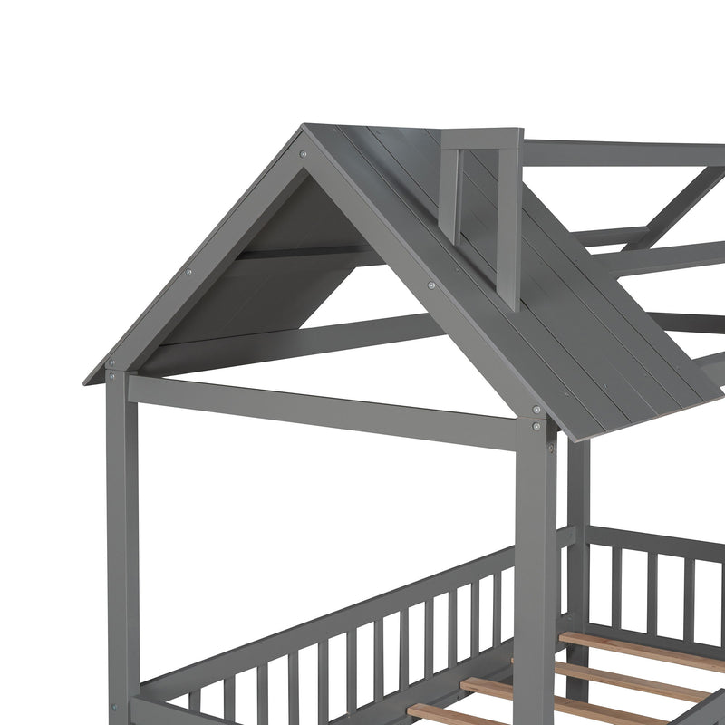 House Bed With Fence