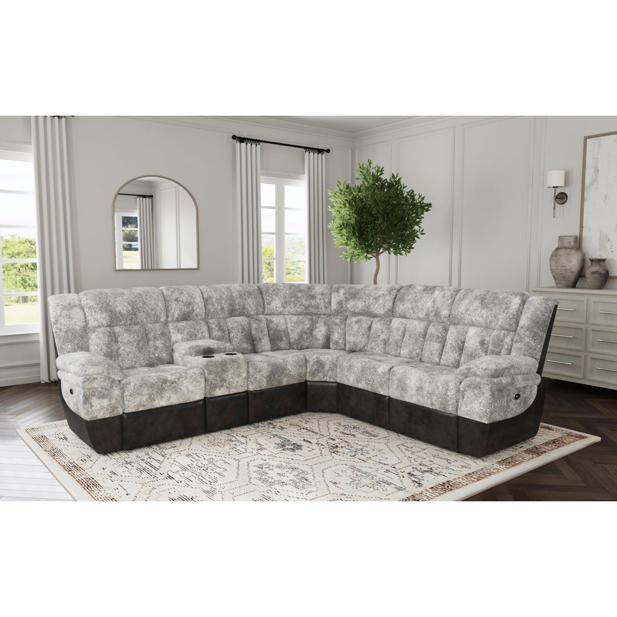 Santorini - 6 Piece Motion Sectional Set - Atlantic Fine Furniture Melbourne FL