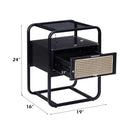 Colson - Accent Table - Black Finish - Atlantic Fine Furniture Inc