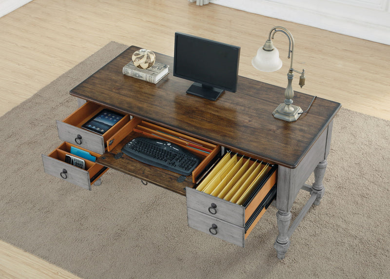 Plymouth - Writing Desk - Gray