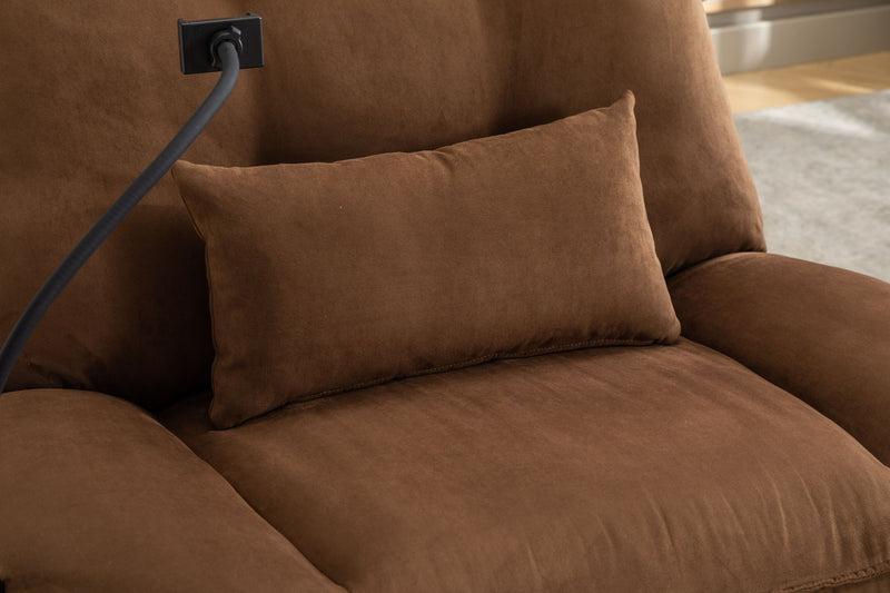 Power Recliner Swivel Glider USB Charger With Bluetooth Music Player, Sleep, Working, Game And Leisure