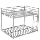 Metal Bunk Bed, Low Bunk Bed With Ladder
