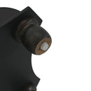 Charming French Country End Table With Hourglass Design - Natural / Black