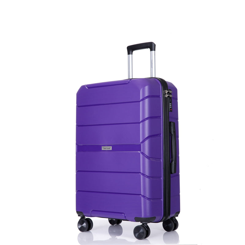 Hardshell Suitcase Spinner Wheels Lightweight Durable Suitcase With Tsa Lock, 3 Piece Set