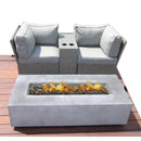 Outdoor Elegance Conversation Set With Fire Pit