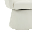Modern Swivel Accent Chair With Ergonomic Barrel Design