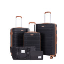 5 Piece Set Hard Case Spinner Wheels Luggage Sets With Tsa Lock