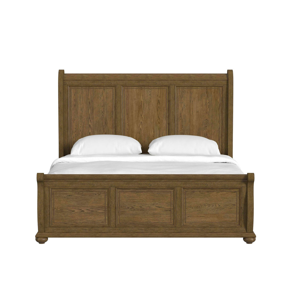 Heritage & Home Sleigh Bed in Light Brown by Elements International, view 2