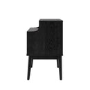 Starla - Wooden Nightstand - Black