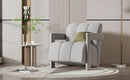 Modern Minimalist Leisure Armchair With L Shaped Armrests