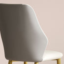 Dining Chairs (Set of 2) - Beige / Gray