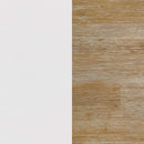 Hollis - 2 Door Wood TV Stand With Drawer - Brown And White