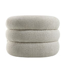 Irma - Chair With Swivel - Gray Boucle