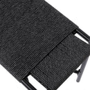 Handwoven Paper Rope Foot Rest Shoes Stools Ottomans For Entryway