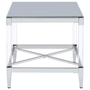 Lindley - Square Tempered Mirror Acrylic Table