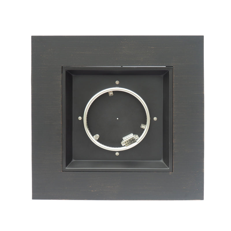 Outdoor Patio Gas Burning Fire Pit Table 50,000 Btu, Square