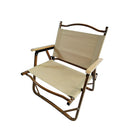 Comfy Foldable And Portable Chair With Armrests, Indoor And Outdoor (Set of 4) - Brown