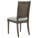Onslow - Upholstered Dining Side Chair (Set of 2) - Dark Brown