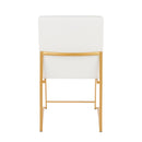 Fuji - Contemporary Stylish Frame, High Back Dining Chair (Set of 2)