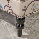Vitality - Club Chair With Button Tufted Diamond Stitching And Turned Legs