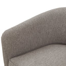 Miramar - Swivel Barrel Chair With Wooden Base