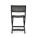 Bistro Foldable Chair With Wicker Backrest