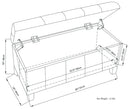 Dover - Multifunctional Storage Ottoman Bench
