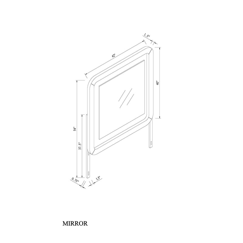 Beverly - 5 Piece Bedroom Set With Fluted Detailing