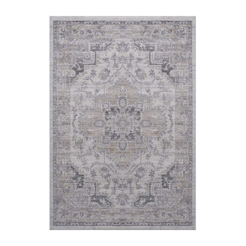 Marfi - 6' X 9' Oriental Area Rug - Ivory / Beige