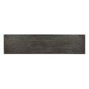 Modern Aluminum Outdoor Dining Bench With X Base