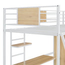 Loft Bed With L Shape Desk And Wardrobe