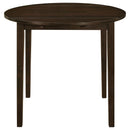 Bucknell - 3 Piece Round Drop Leaf Dining Table Set