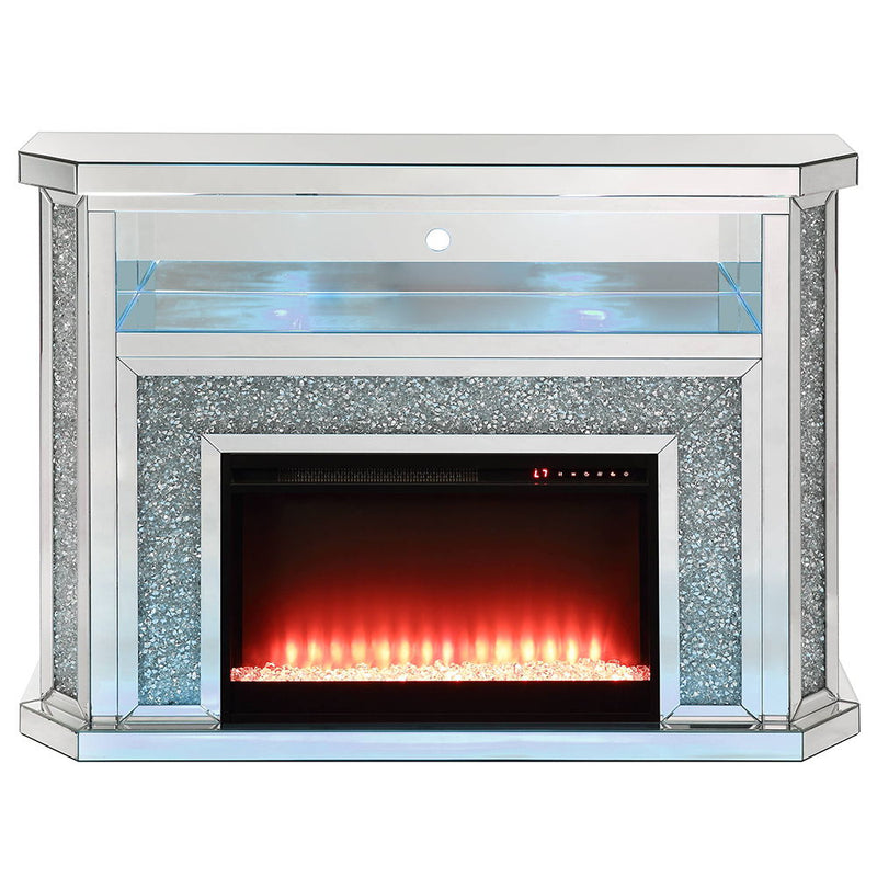 Noralie - Fireplace - Mirrored - 39" - Atlantic Fine Furniture Inc