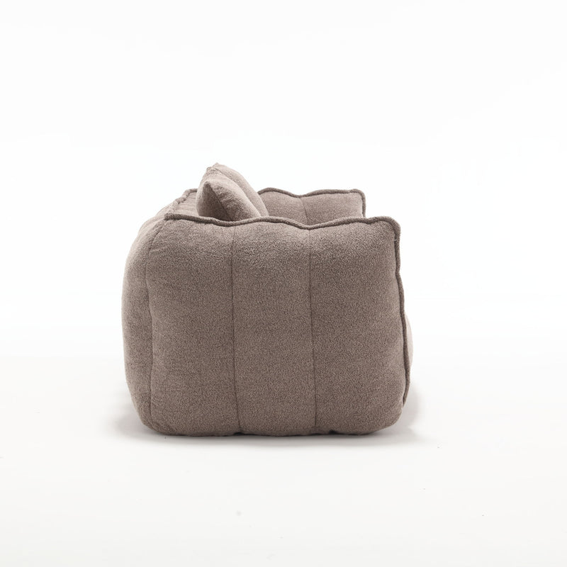 Soft Beanbag Chair With High Resilience Foam Core For Two People